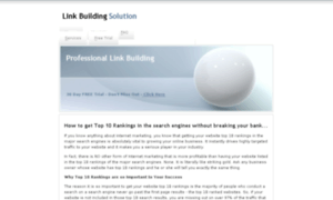 Linkbuildingsolution.com thumbnail