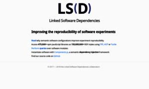 Linkedsoftwaredependencies.org thumbnail