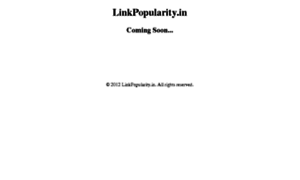 Linkpopularity.in thumbnail