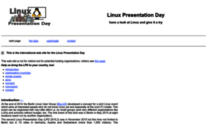 Linux-presentation-day.org thumbnail