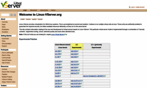 Linux-vserver.org thumbnail