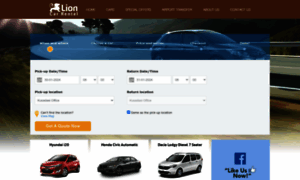 Lioncarrental.com thumbnail