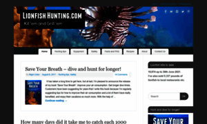 Lionfish-hunting.com thumbnail