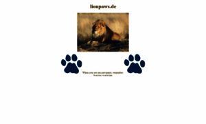 Lionpaws.de thumbnail