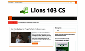 Lions103cs.org thumbnail