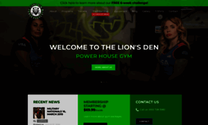 Lionsdenpowerhousegym.com thumbnail
