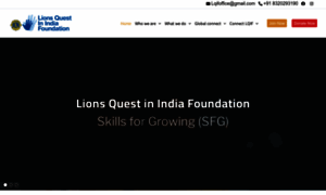 Lionsquestinindia.org thumbnail