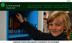 Lionwoodjunior.co.uk thumbnail