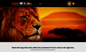 Lionwriting.com.au thumbnail