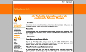Lipid-apherese.info thumbnail