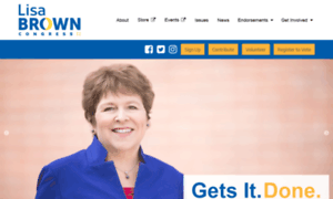 Lisabrownforcongress.com thumbnail