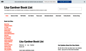 Lisagardnerbooklist.com thumbnail