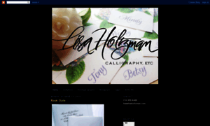 Lisaholtzmancalligraphy.blogspot.com thumbnail