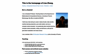 Lisazhang.ca thumbnail