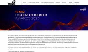 Listen-to-berlin-awards.de thumbnail