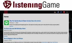 Listeninggame.com thumbnail