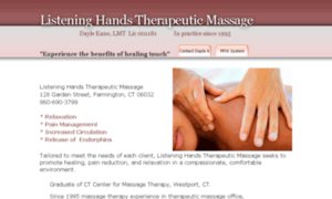 Listeninghandstherapeuticmassage.com thumbnail