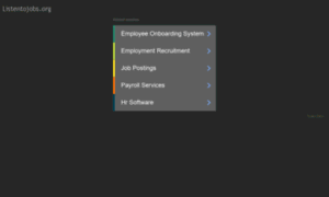 Listentojobs.org thumbnail
