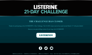 Listerine21daychallenge.com thumbnail