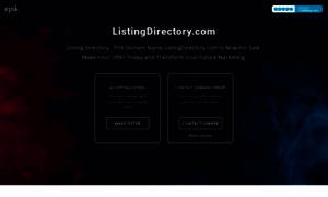 Listingdirectory.com thumbnail