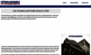 Listofbanksinusa.com thumbnail