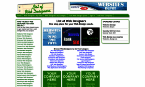 Listofwebdesigners.com thumbnail