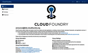 Lists.cloudfoundry.org thumbnail