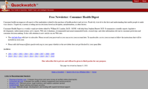 Lists.quackwatch.org thumbnail