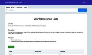 Lists.wordreference.com thumbnail
