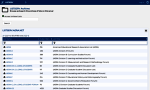 Listserv.aera.net thumbnail