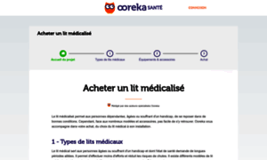 Lit-medicalise.comprendrechoisir.com thumbnail