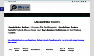 Litecoinbrokerreviews.com thumbnail