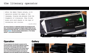 Literaryoperator.com thumbnail