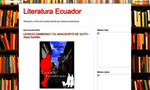 Literaturaecuador.blogspot.com thumbnail