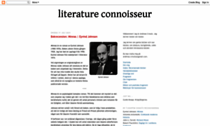 Literature-connoisseur.blogspot.com thumbnail