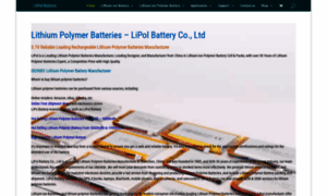 Lithium-polymer-batteries.com thumbnail