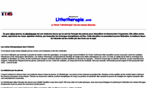 Lithotherapie.com thumbnail