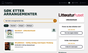 Litteraturhuset.ticketco.events thumbnail