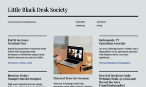 Littleblackdesksociety.com thumbnail