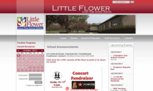 Littleflower.schoolfusion.us thumbnail