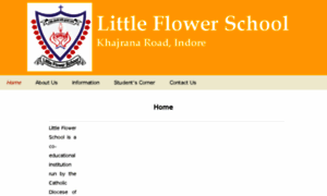 Littleflowerindore.in thumbnail