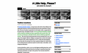 Littlehelpplease.wordpress.com thumbnail