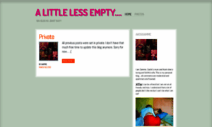 Littlelessempty.wordpress.com thumbnail