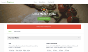 Littlemazenpizzasimsbury.com thumbnail