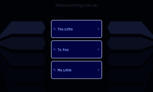 Littlesomething.com.au thumbnail