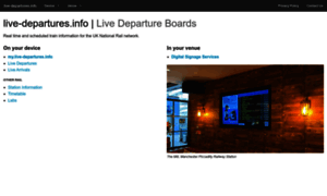 Live-departures.info thumbnail