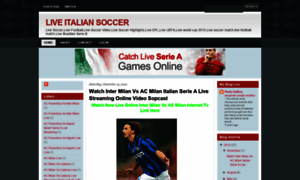 Live-italiansoccer.blogspot.com thumbnail