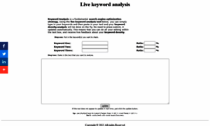 Live-keyword-analysis.appspot.com thumbnail