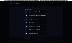 Live2eat.in thumbnail