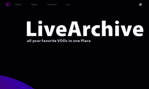 Livearchive.net thumbnail